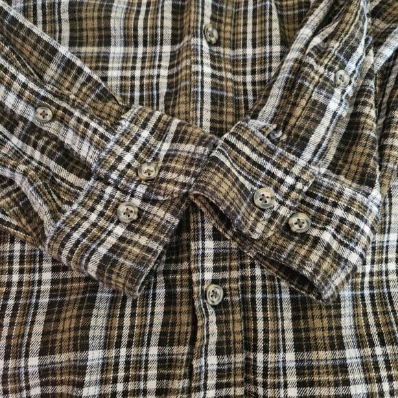 Northwest Territory Men's Plaid Flannel Button Down Shirt- size L - EUC - Picture 5 of 7